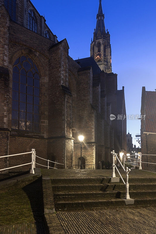 代尔夫特市Nieuwe Kerk的外部